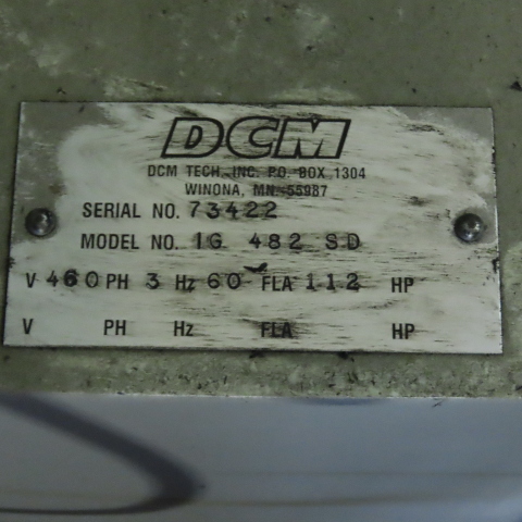 DCM #IG-482-SD, 48" x 12" rotary surface grinder with automatic dresser & robot ready, 460 V. - Image 2
