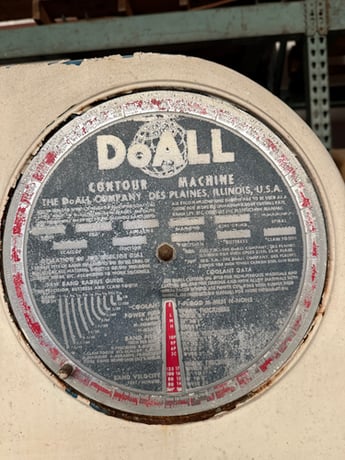 DoAll #3613-2, vertical band saw, 220 V., 3-phase, 175" blade length - Image 4