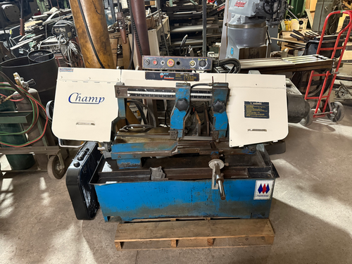 9" x 16" Bandsaw #Champ-V, band saw, 1" x .037" x 122" blade, 98-328 FPM - Image 1