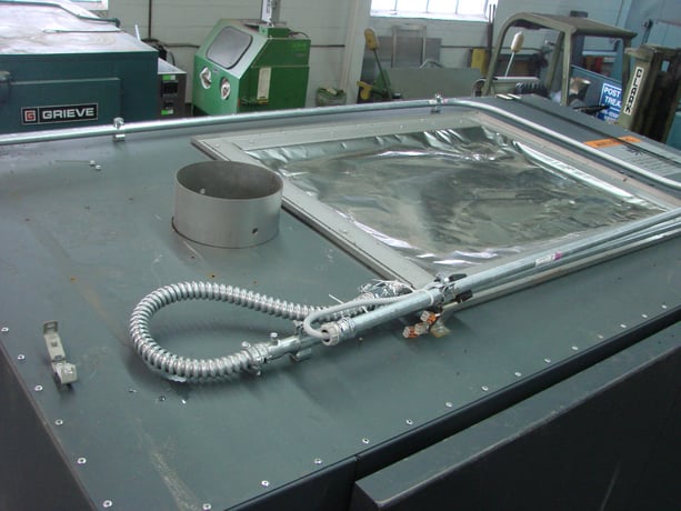 48" width x 42" H x 30" L Despatch #RFD2-35-1E2, Class A solvent use, 650°F, unused - Image 9