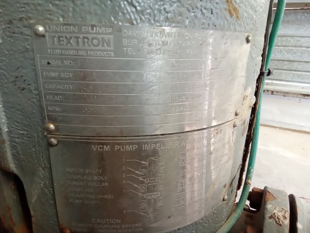 4 GPM Union #P358, Single Stage Centrifugal Oil Transfer Pump Package, 15 HP, 3510 RPM, 547 psi, 460 V., 1989 - Image 7