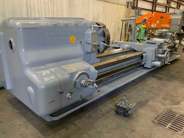 40" x 156" American #32X156-Pacemaker, engine lathe, 24" swing over cross slide, 4-jaw 28" chuck, 40 HP - Image 3