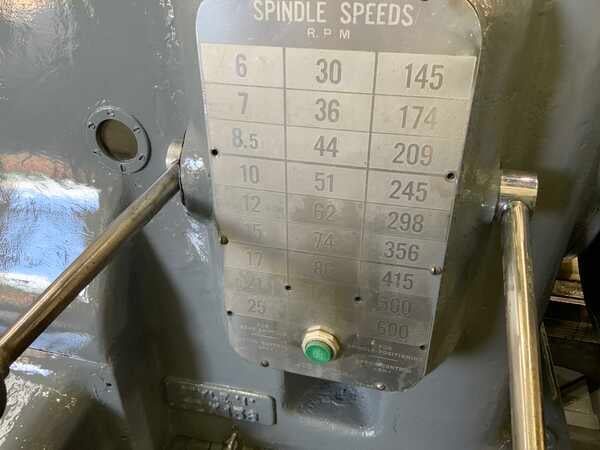 40" x 156" American #32X156-Pacemaker, engine lathe, 24" swing over cross slide, 4-jaw 28" chuck, 40 HP - Image 5
