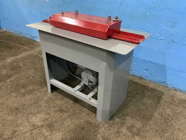 7 Stand, Lockformer rollformer, 18 gauge, 3-3/7" max stock width, 1-1/4" shaft diameter, 35" floor to passline - Image 1