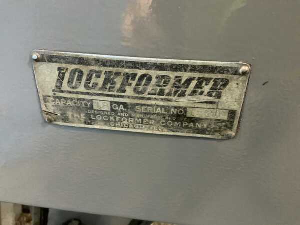 7 Stand, Lockformer rollformer, 18 gauge, 3-3/7" max stock width, 1-1/4" shaft diameter, 35" floor to passline - Image 4