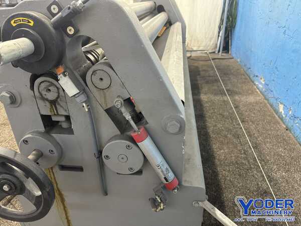 6.8' x 1/8" Sampson #MRM640-2050X110, plate bending roll, forward/reverse, operators console, 3 HP, 2004 - Image 6