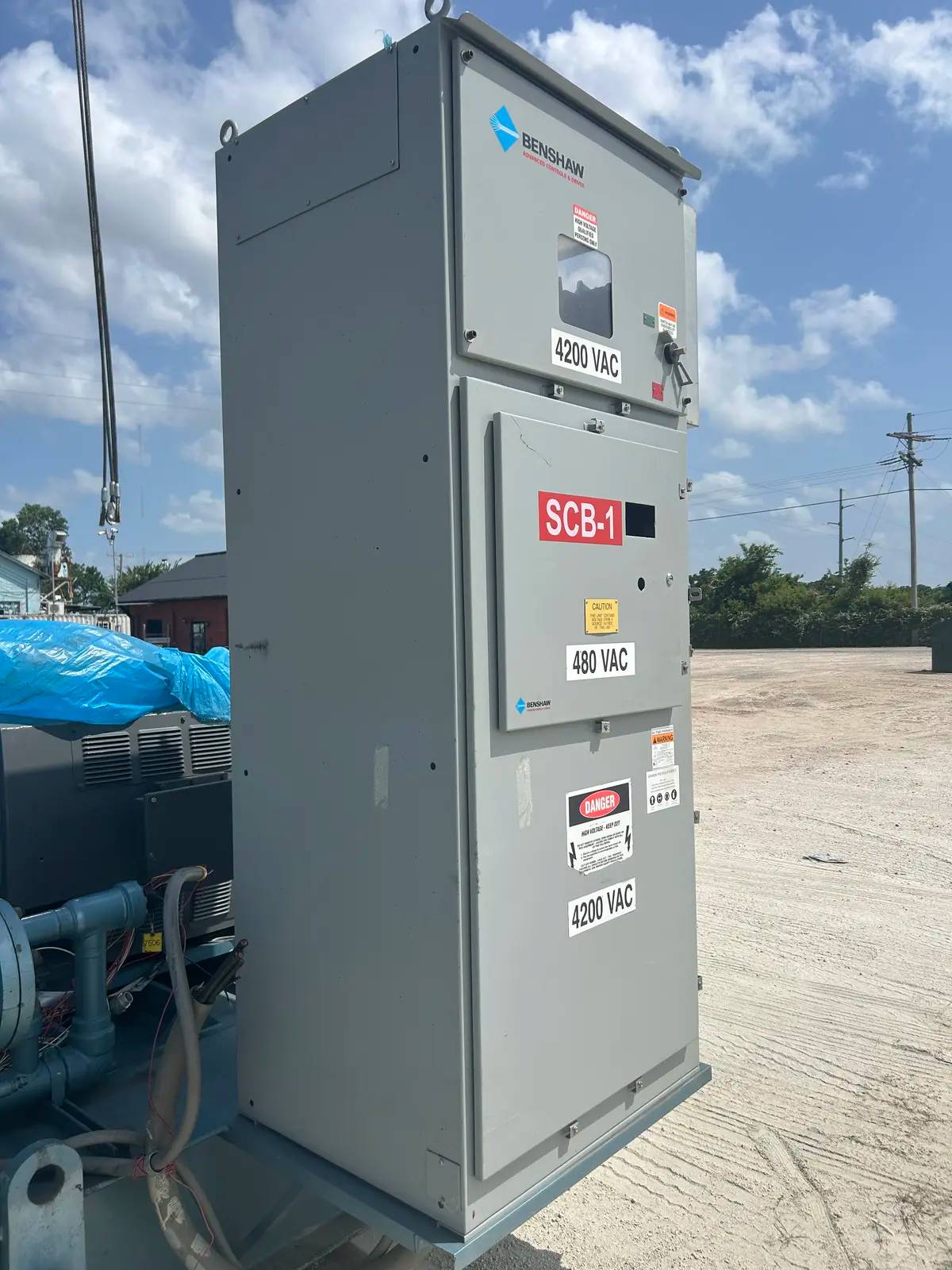 500 HP Benshaw #CFMVRMX18-500-4160-12, screw compressor sof, 63 Amps, 4160 Volts, (3 available) - Image 4