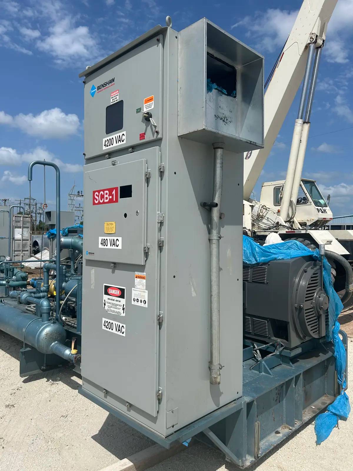 500 HP Benshaw #CFMVRMX18-500-4160-12, screw compressor sof, 63 Amps, 4160 Volts, (3 available) - Image 5