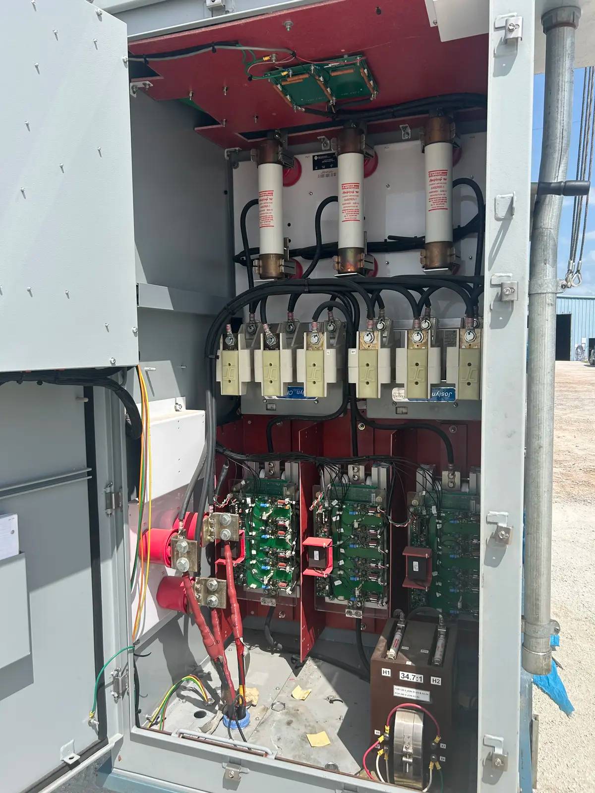 500 HP Benshaw #CFMVRMX18-500-4160-12, screw compressor sof, 63 Amps, 4160 Volts, (3 available) - Image 6