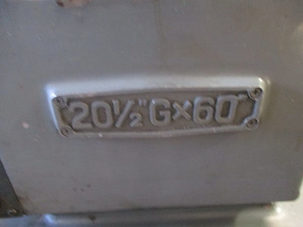 20.5" x 60" Webb, gap bed engine lathe, tooling - Image 8