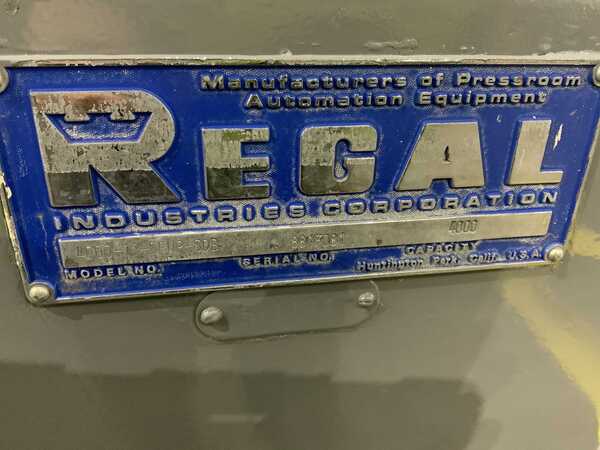 4000 lb. Regal #4000-12-SRNP-SDB, coil reel, 12" width, 48" outside dimensions, 12"-22" ID, 6 keepers, drag - Image 2