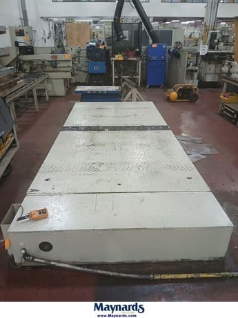 40000 lb. Denson #ST-1620, die lifting table & flipper platform, 20 ton, 64" x 151" x 13" - Image 1