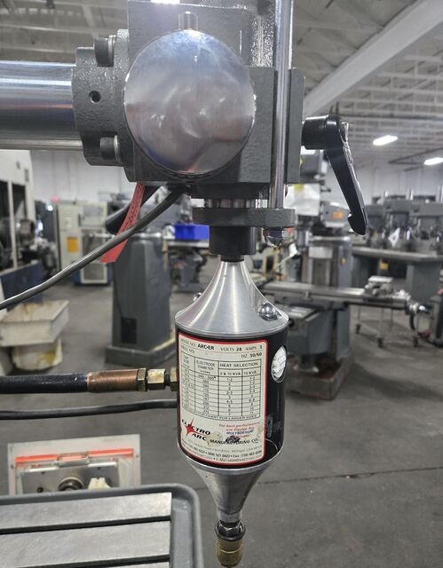 Electro-Arc #2SA, tap disintegrator, 10 KVA, 220 V., 1-phase, 18" x 26" T-Slot table - Image 7