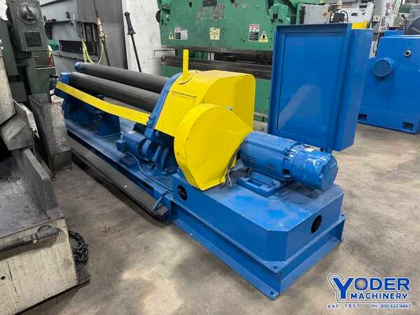 8' x 1/4" Webb #R3LR8008, plate bending rolls, 8" roll diameter, air drop end, forward/reverse, 1972 - Image 6