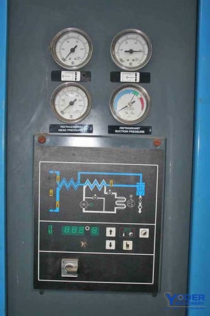 1600 scfm, 120°, 100 psi, Hankison #PR1600, refrigerated air dryer, R-22, 8" air in/outlet, 1997 - Image 4