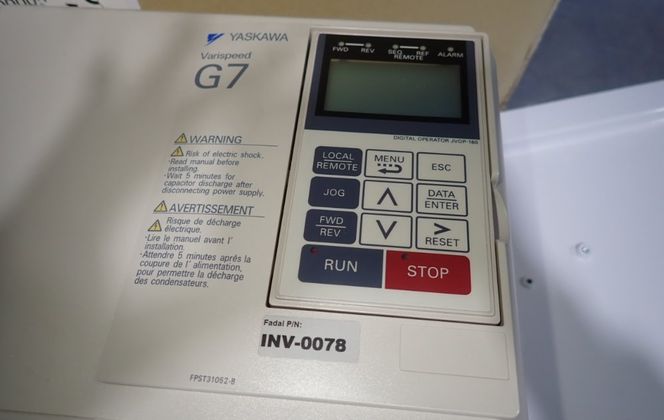 Yaskawa, CIMR-G7U2015, AC Drive, 3 Phase, 25 kVA, 200-240 V Input, 0-240 V Output - Image 3