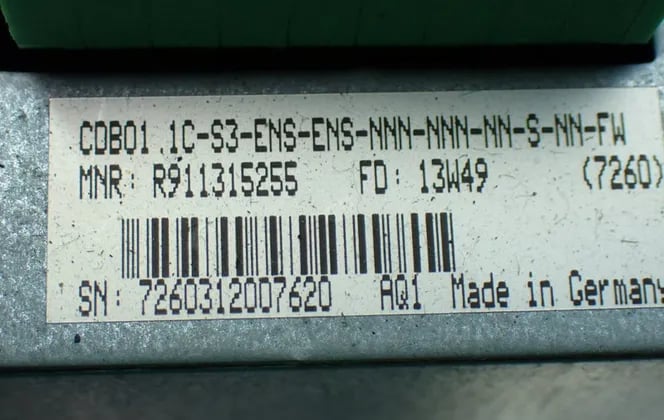 Rexroth #R911315255, Servo Drive, HMD01.1N-W0020, 254-750 VDC Input, 0-530 VAC Output - Image 9