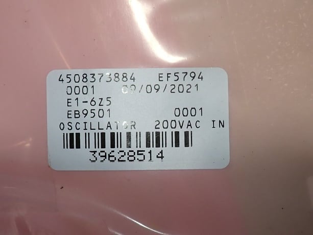 Seidensha Electronics Co. Ltd. #EG-2200, Ultrasonic Generator Power Supply, 2 kW Output, 200 VAC Input - Image 4