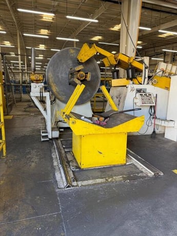 20000 lb. Coe Press Equipment #CPTR-PO-20030 / CPPS-PO-400-30 / CPRF-430, convention servo coil feed line - Image 2