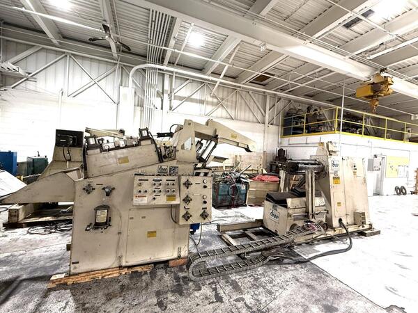 20000 lb. Cooper Weymouth #6R-24 Reel / 24D11 Str / SMX 24H Feed, heavy duty servo coil feed line - Image 2