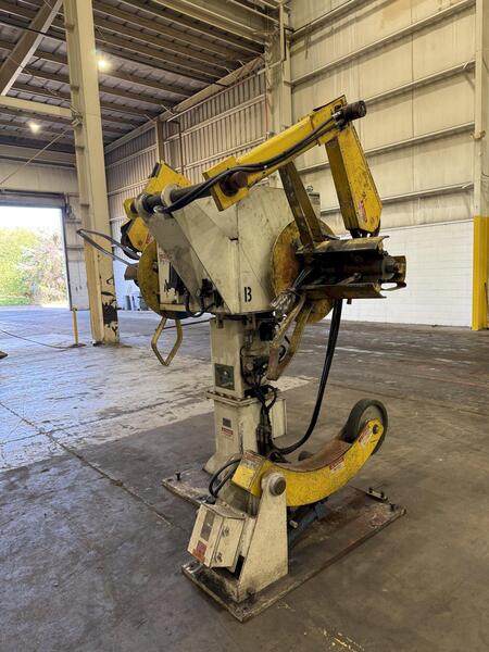 6000 lb. Coe Press Equipment #CPR-DE-PO-60 / CPPS-350, double end coil reel & straightener, 12" width - Image 6