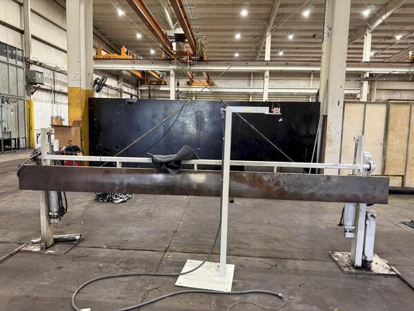 6000 lb. Coe Press Equipment #CPR-DE-PO-60 / CPPS-350, double end coil reel & straightener, 12" width - Image 7