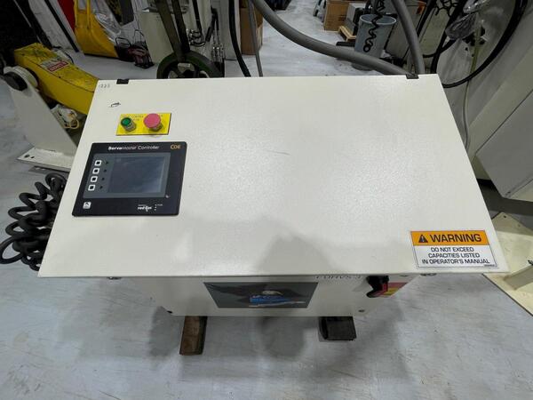 12" x .156" Coe Press Equipment #CPRF-518, high strength pull thru combination servo feed straightener, 2015 - Image 3