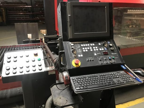 Amada #FO3015NT, CNC laser, 4000 watt, 5' x10' sheet, Fanuc 160iL, Torit dust collector, chiller, 2004 - Image 2