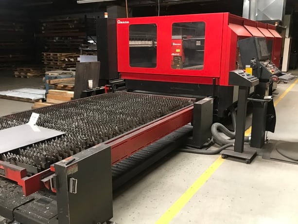 Amada #FO3015NT, CNC laser, 4000 watt, 5' x10' sheet, Fanuc 160iL, Torit dust collector, chiller, 2004 - Image 6