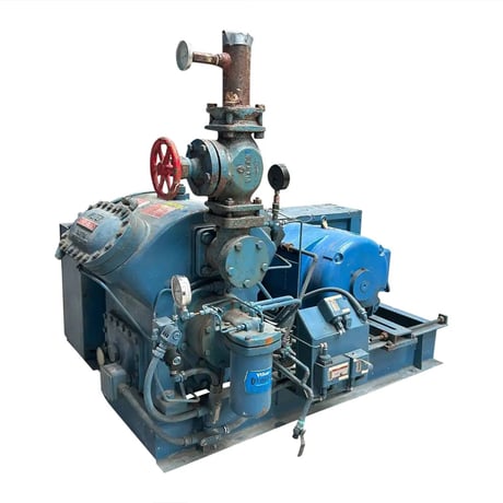 75 HP Vilter, 4-Cylinder Reciprocating Compressor Package, Belt Driven, 1200 RPM, 525 psig, R-717, 460 V. - Image 2