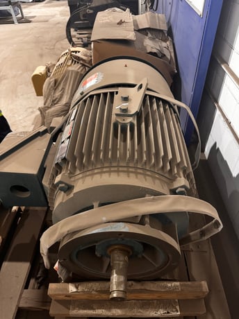 125 HP 1800 RPM Reliance, Frame 444LP, TEFC, 575 Volts, New surplus - Image 1