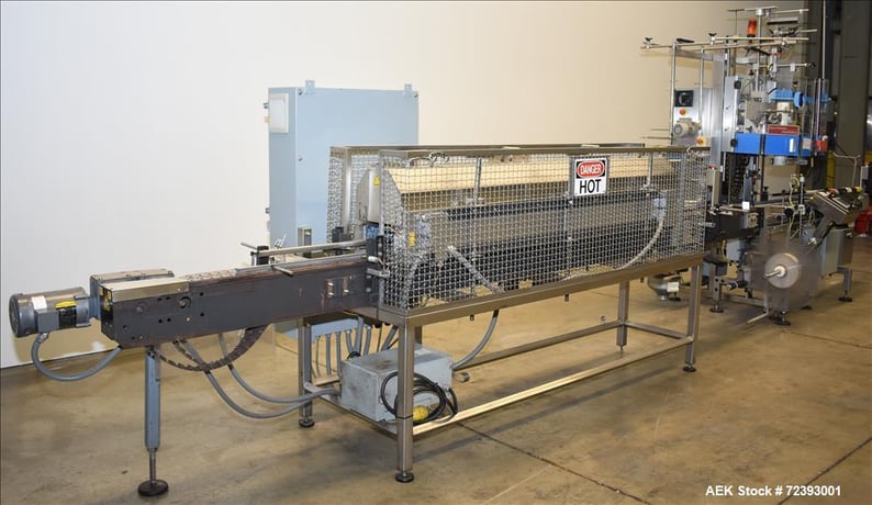 Accraply #650VF, Shrink Sleeve Label Applicator, 650 CPM, Print Registration, 230 V., AB PLC, 6" x 6" tunnel - Image 3