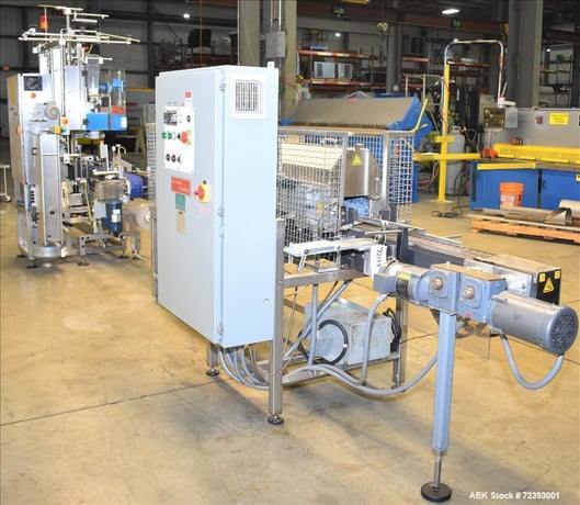 Accraply #650VF, Shrink Sleeve Label Applicator, 650 CPM, Print Registration, 230 V., AB PLC, 6" x 6" tunnel - Image 4