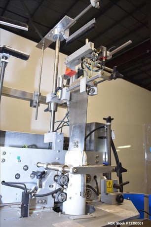 Accraply #650VF, Shrink Sleeve Label Applicator, 650 CPM, Print Registration, 230 V., AB PLC, 6" x 6" tunnel - Image 10