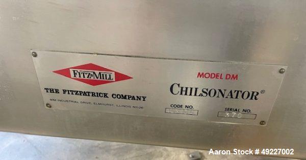 Fitzpatrick #4Lx10D, Chilsonator, Stainless Steel, 10" diameter x 4" face rolls, 110-220 PPH - Image 6