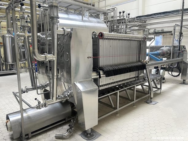 Seitz #Orion-100/200, Filter Press, Stainless Steel, Filtration Surface, 3962.5 GPH, 516.7 sq.ft., 26 plates - Image 2
