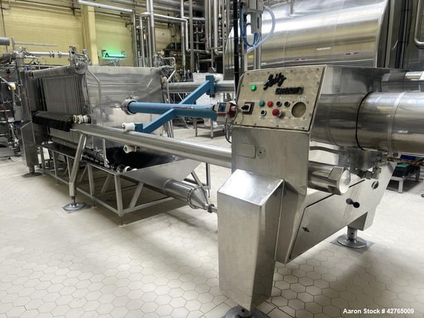 Seitz #Orion-100/200, Filter Press, Stainless Steel, Filtration Surface, 3962.5 GPH, 516.7 sq.ft., 26 plates - Image 5
