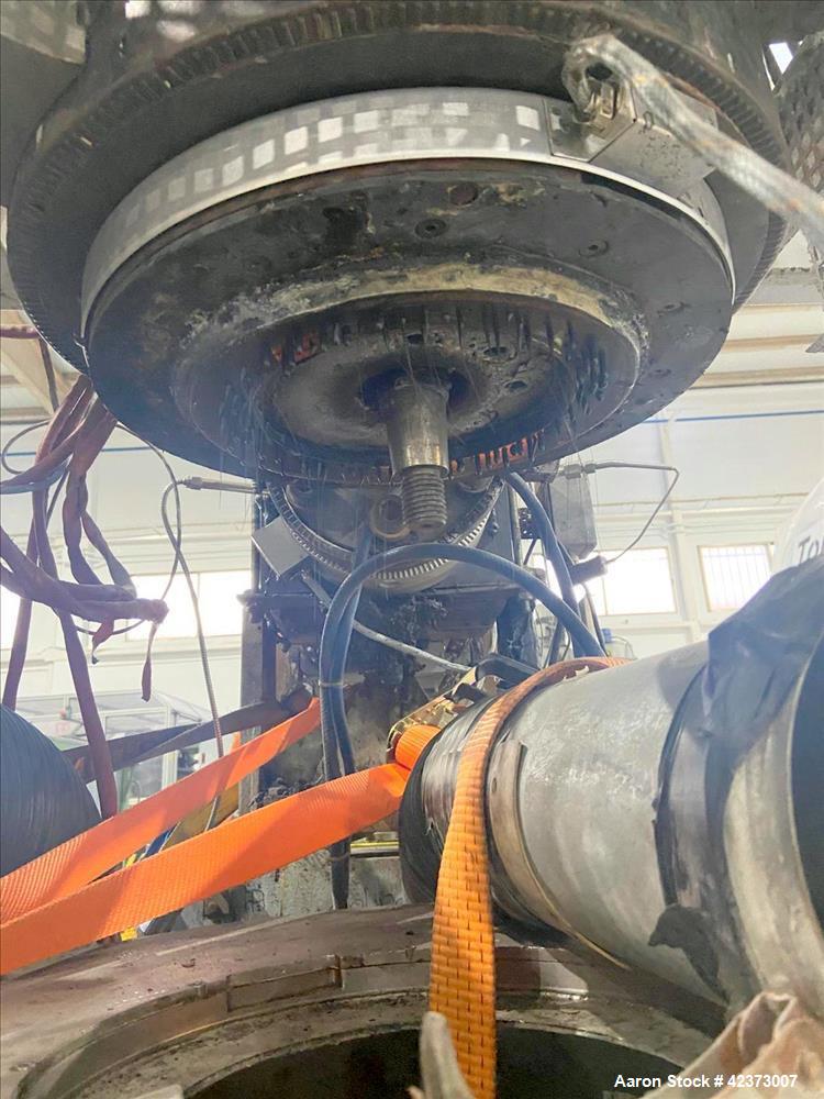 3.5" Theysohn #TSK-090, twin screw co-rotating compounding line, 36:1 L/D, 300 RPM, 1,102 lb/hr, underwater - Image 10