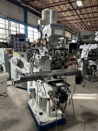 Milltronics #VMM3612, vertical mill, 9" x49" T-slotted table, 3 HP, electronic speed Control, 2005 - Image 9