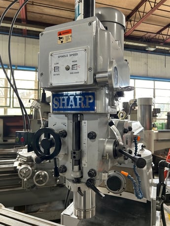 Sharp #VH25, combination vertical/horizontal palin milling machine, 10" x56" table, 5 HP, 2016 - Image 7