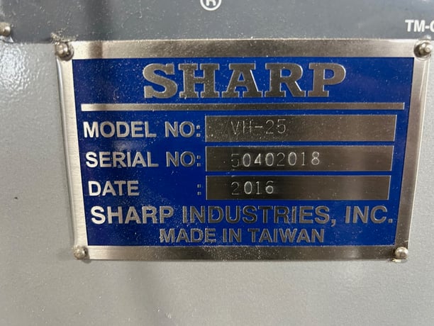 Sharp #VH25, combination vertical/horizontal palin milling machine, 10" x56" table, 5 HP, 2016 - Image 10