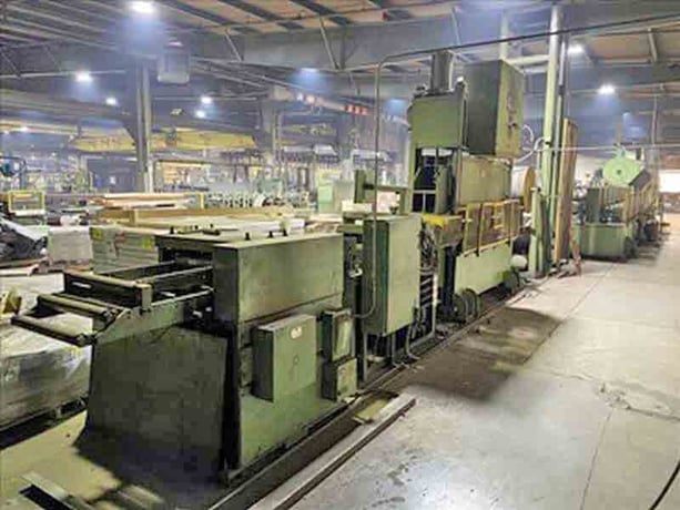 12 Stand, Bradbury Rollforming Line, 4" arbor, 30" roll space, 80 FPM, 110' overall, 60" outside dimension - Image 10