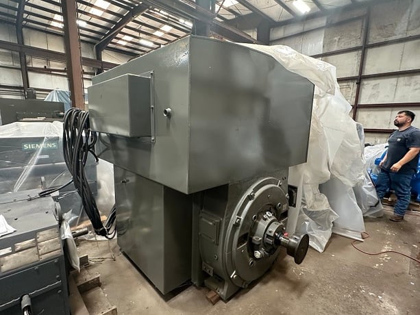 2500 HP 3584 RPM Siemens, Frame 6811S, WPIISB, 1.15 service factor, 2300/4000 Volts, Rebuilt Spare F1 Assembly - Image 5