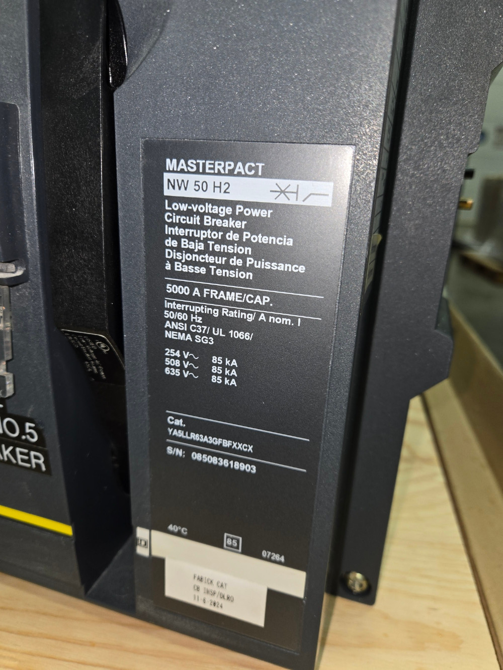 5000 Amps, Square D, NW50H2, Qty 2 - Image 1