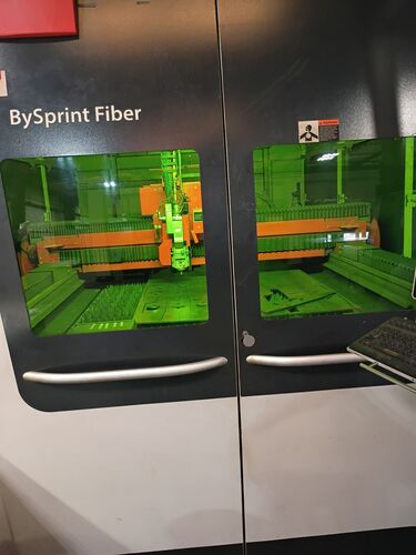 Bystronic #BySprint-3015-Fiber, fiber laser, 6000 watt, 5' x10'tbl., 120" X, 60" Y, 2.75" Z, 2016 - Image 4