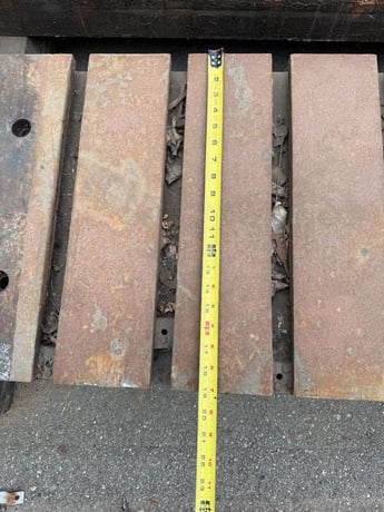 19" L x 84" width x 4" H T-Slotted Bolster Plate (2 available) - Image 6