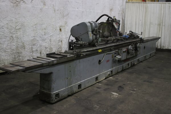 10" x 120" Cincinnati, plain cylindrical grinder, swivel table, automatic gap eliminator, pick feed, coolant - Image 1