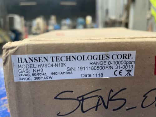 Hansen Technologies #HVSC4-N10K, Gas Detection Sensor, NH3, 24 VAC - Image 6