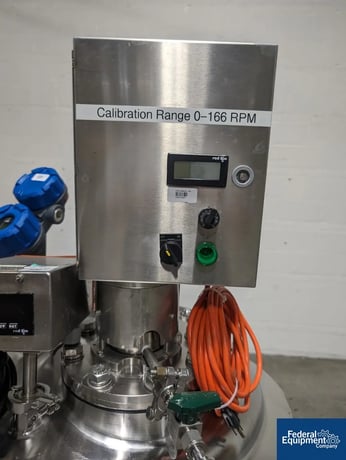 53 gallon Precision, Reactor, 316 Stainless Steel, 28" diameter x 17" straight side, dish top & bottom, 45 - Image 7