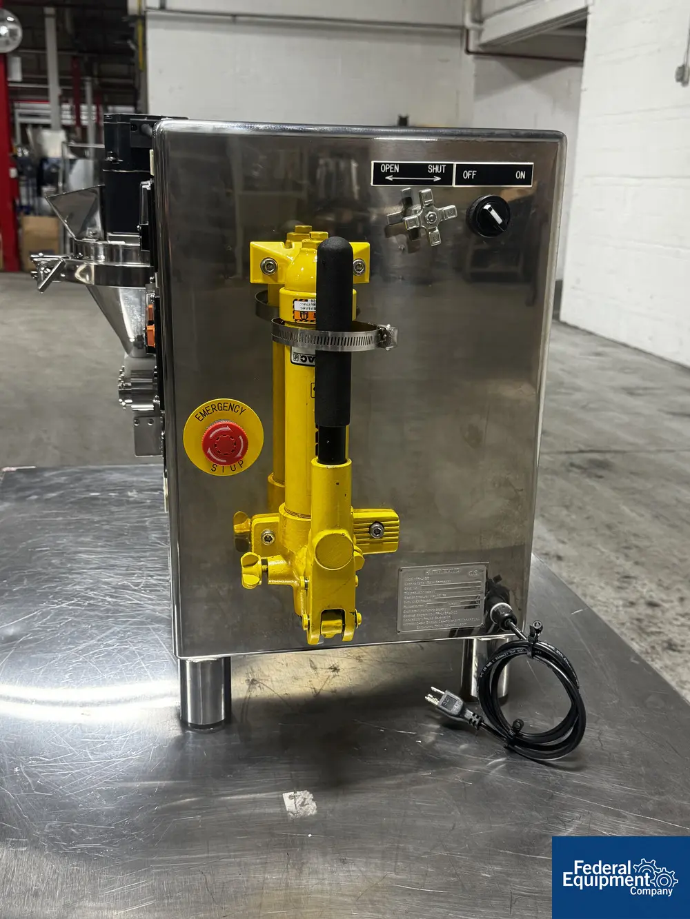 Freund-Vector #TFC-LAB-Micro, Roller Compactor, 110 V., 50" mm diameter x 24" mm width rolls, 2008 - Image 4